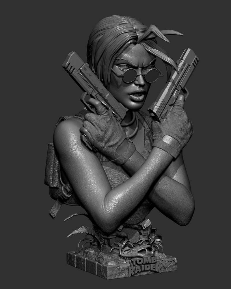 Lara Croft – Portrait Bust
