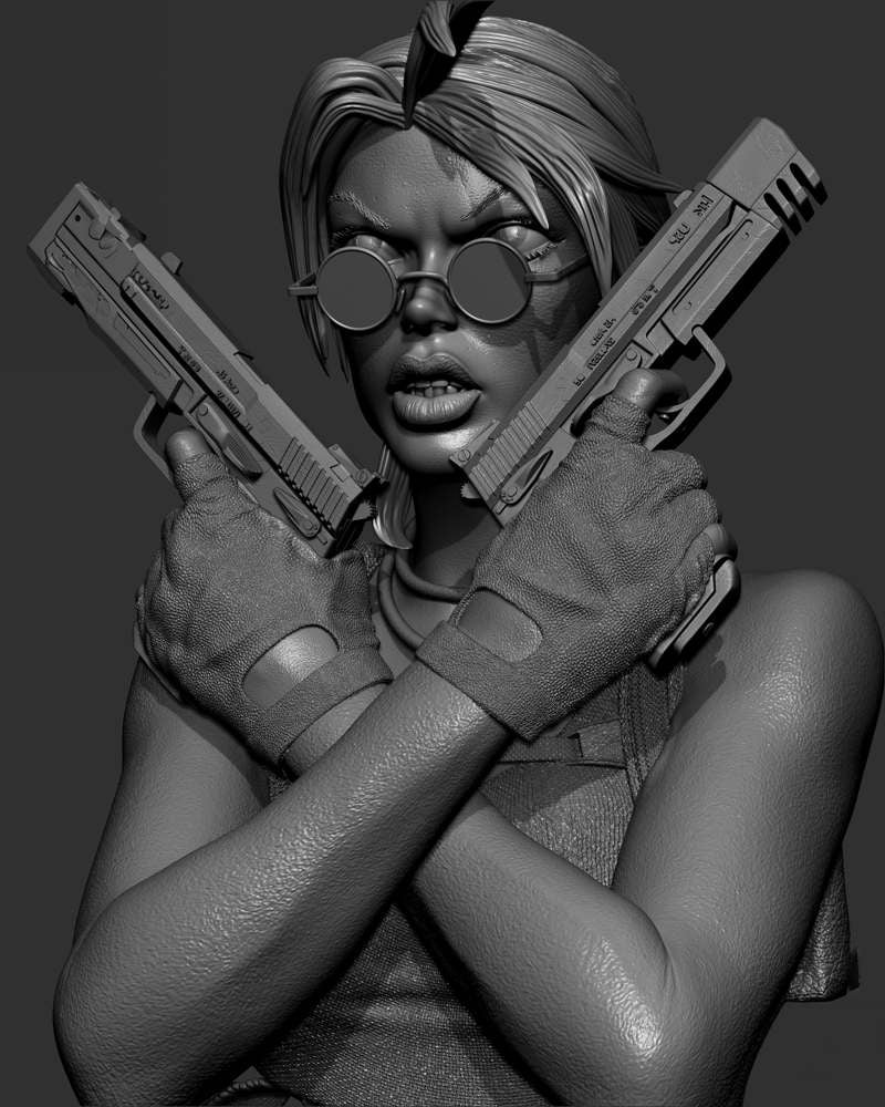 Lara Croft – Portrait Bust