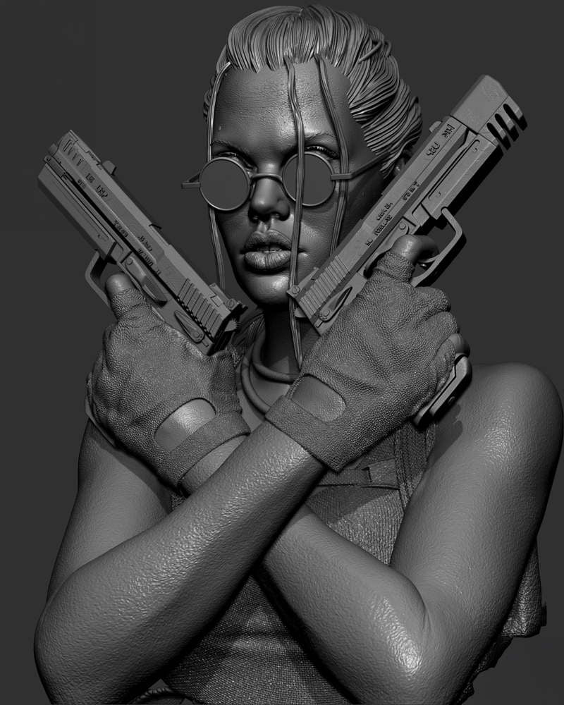 Lara Croft – Portrait Bust