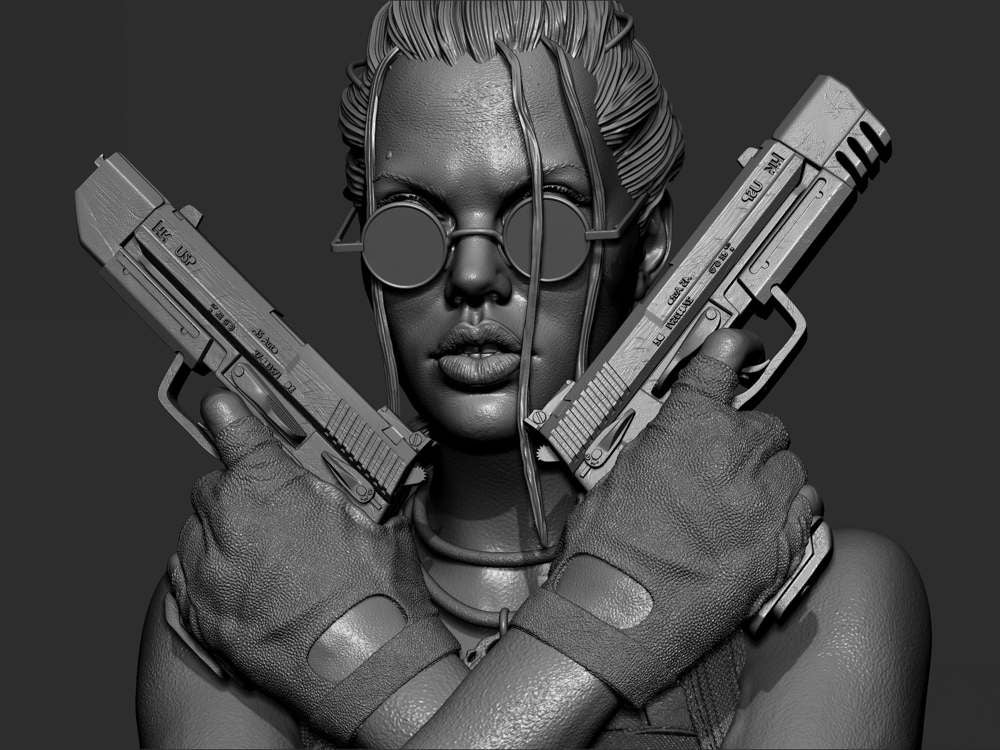 Lara Croft – Portrait Bust