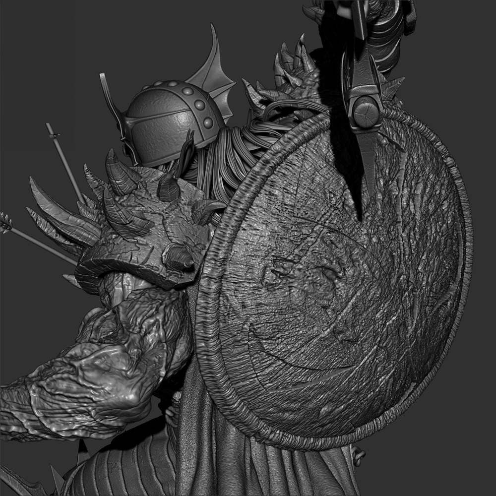 Dark Ages Spawn - Sculpture