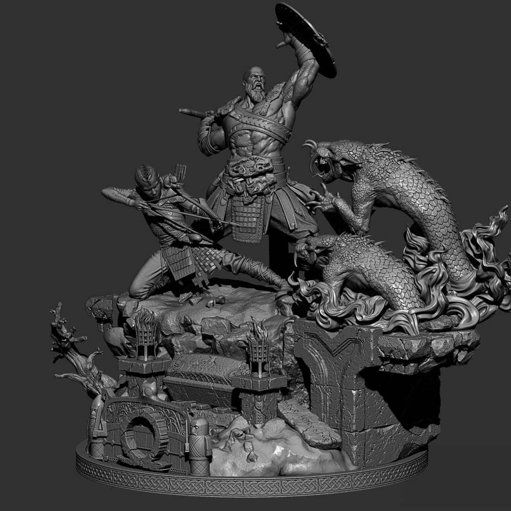God Of War 4 - Diorama