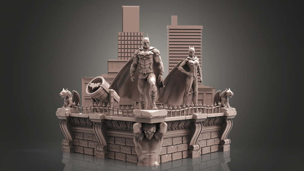 Batman and Catwoman #2 - Diorama