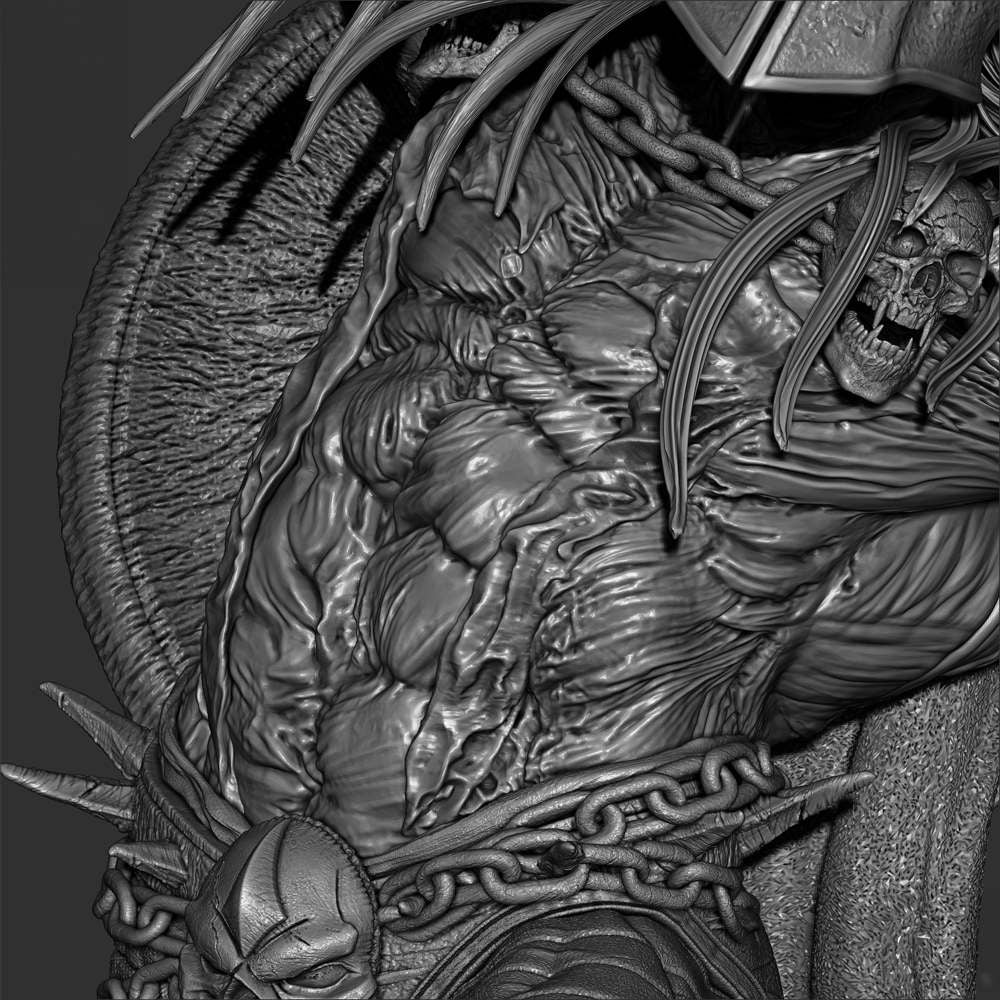 Dark Ages Spawn - Sculpture