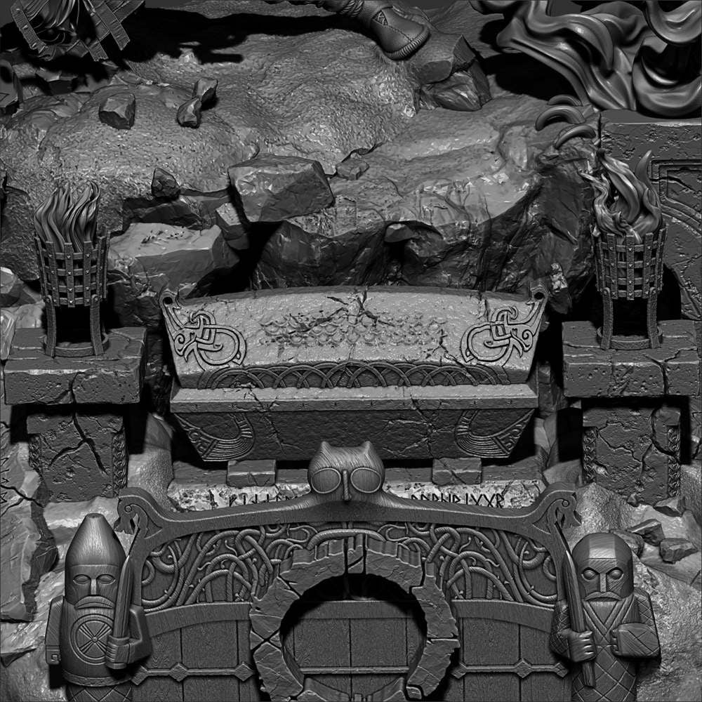 God Of War 4 - Diorama