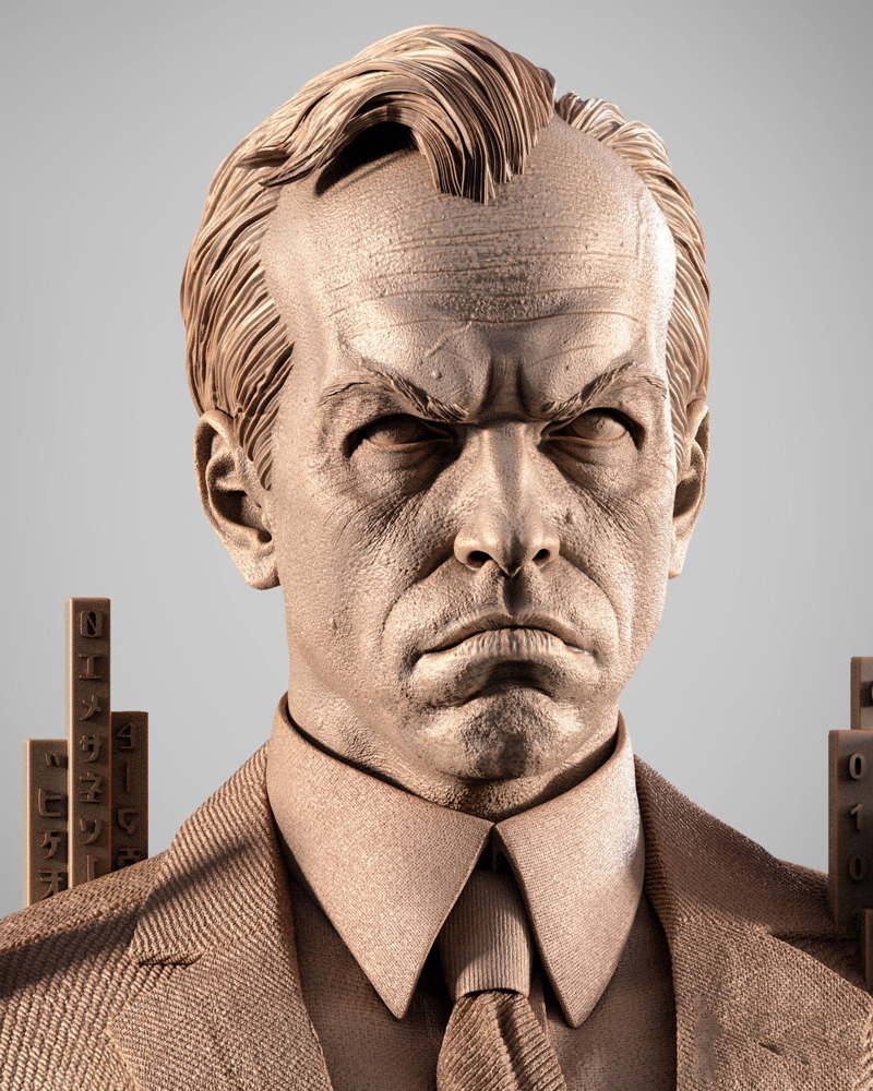 Agent Smith - Portrait Bust