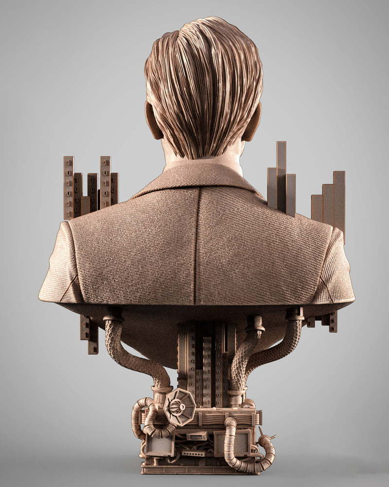 Agent Smith - Portrait Bust