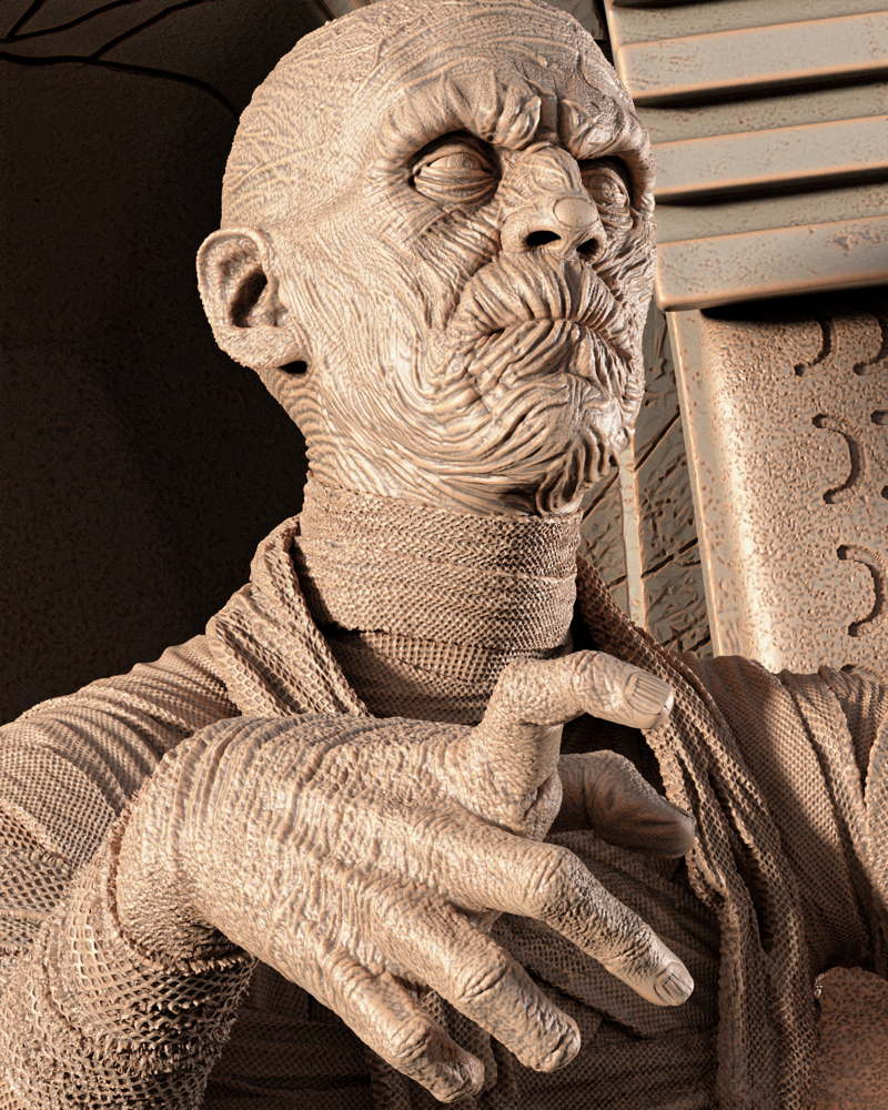The Mummy – Sculpture