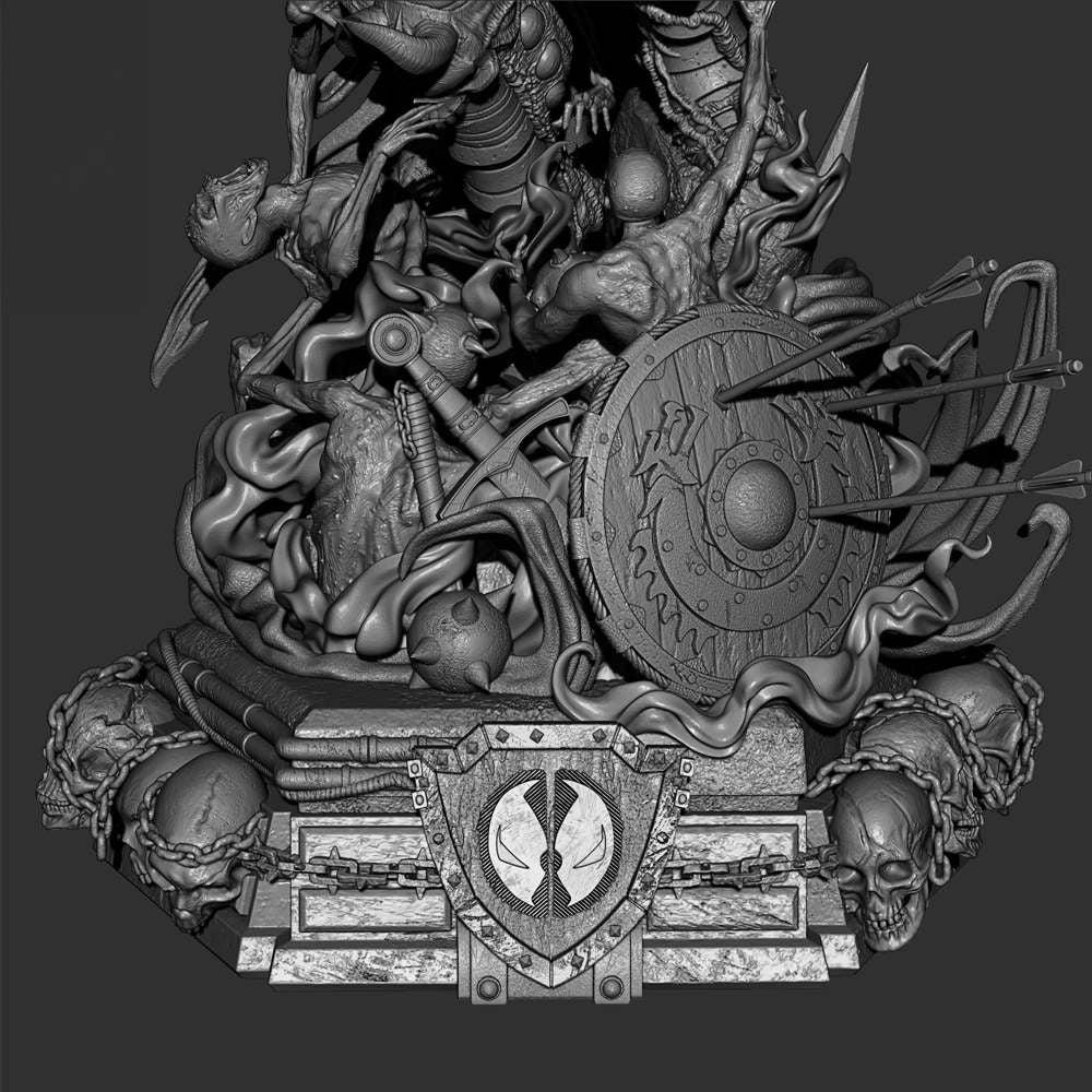 Dark Ages Spawn - Sculpture