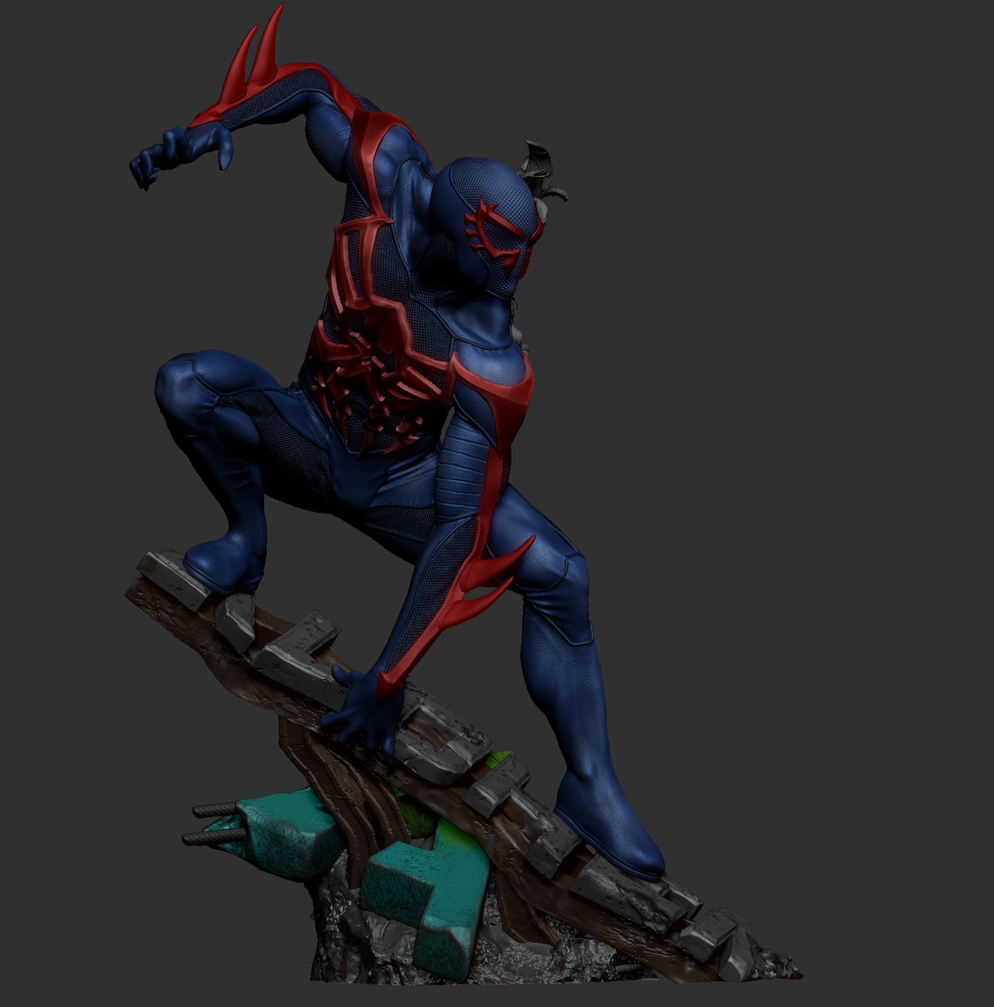 Spider Man 2099 - Sculpture