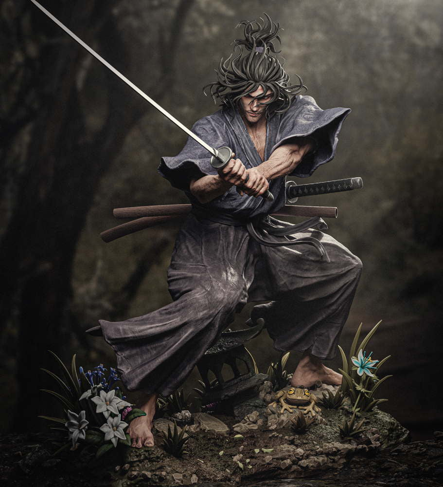 Miyamoto Musashi – Sculpture