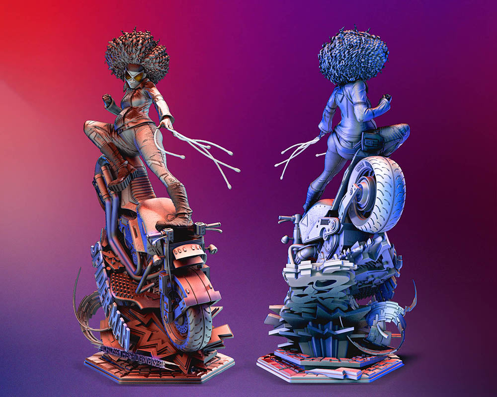 Spider Woman Spiderverse - Sculpture