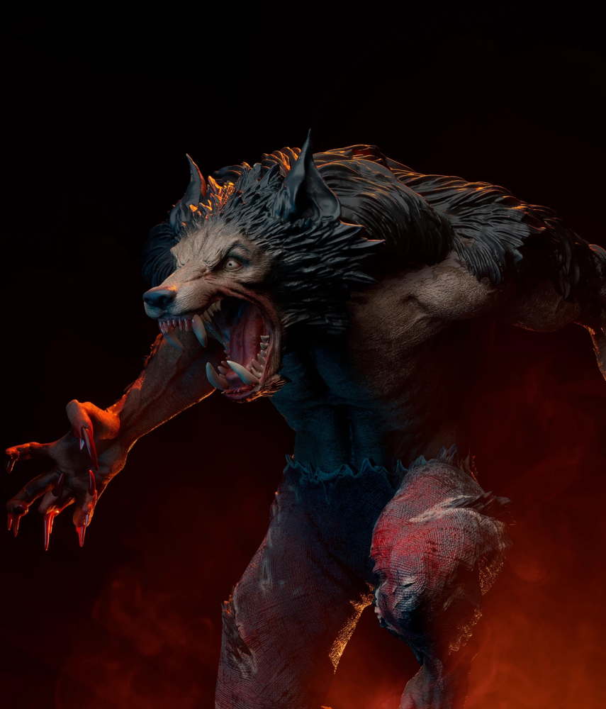 Werewolf - Sculpture