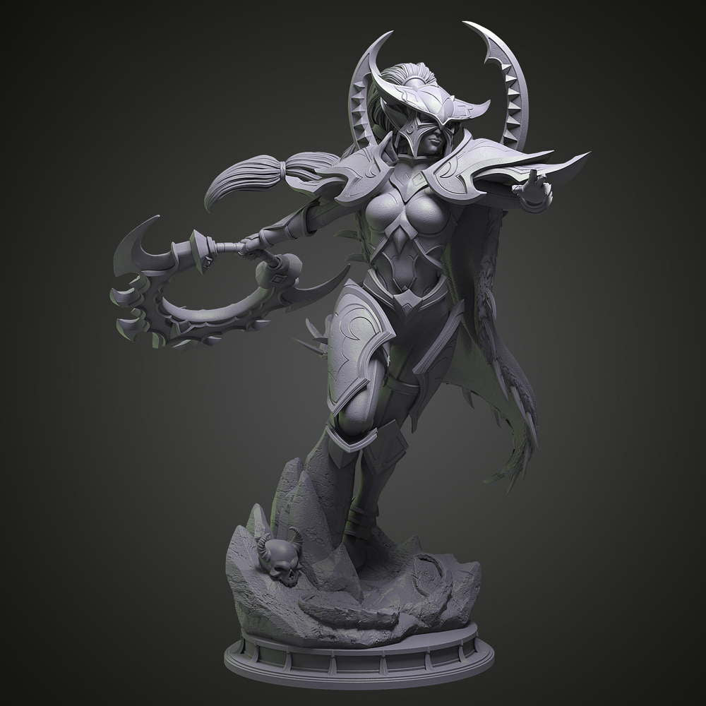 Maiev Shadowsong - Sculpture