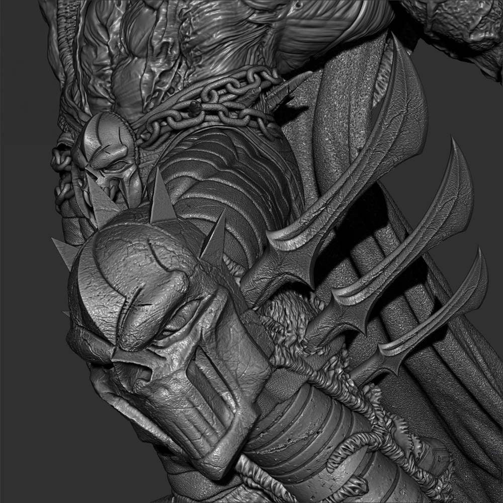 Dark Ages Spawn - Sculpture