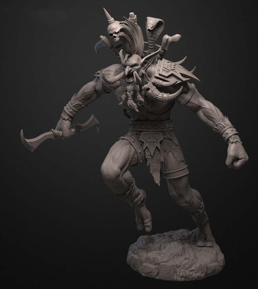 Voljin - Sculpture