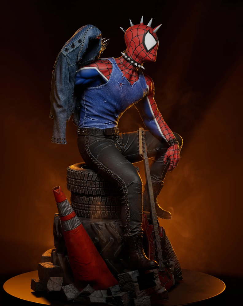 Spider-Punk – Sculpture