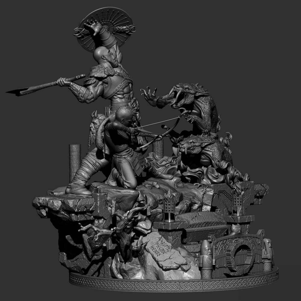 God Of War 4 - Diorama