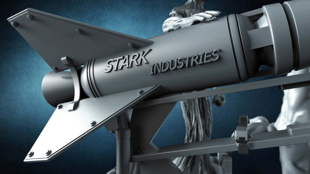 Rocket and Groot - (Missile) - Diorama