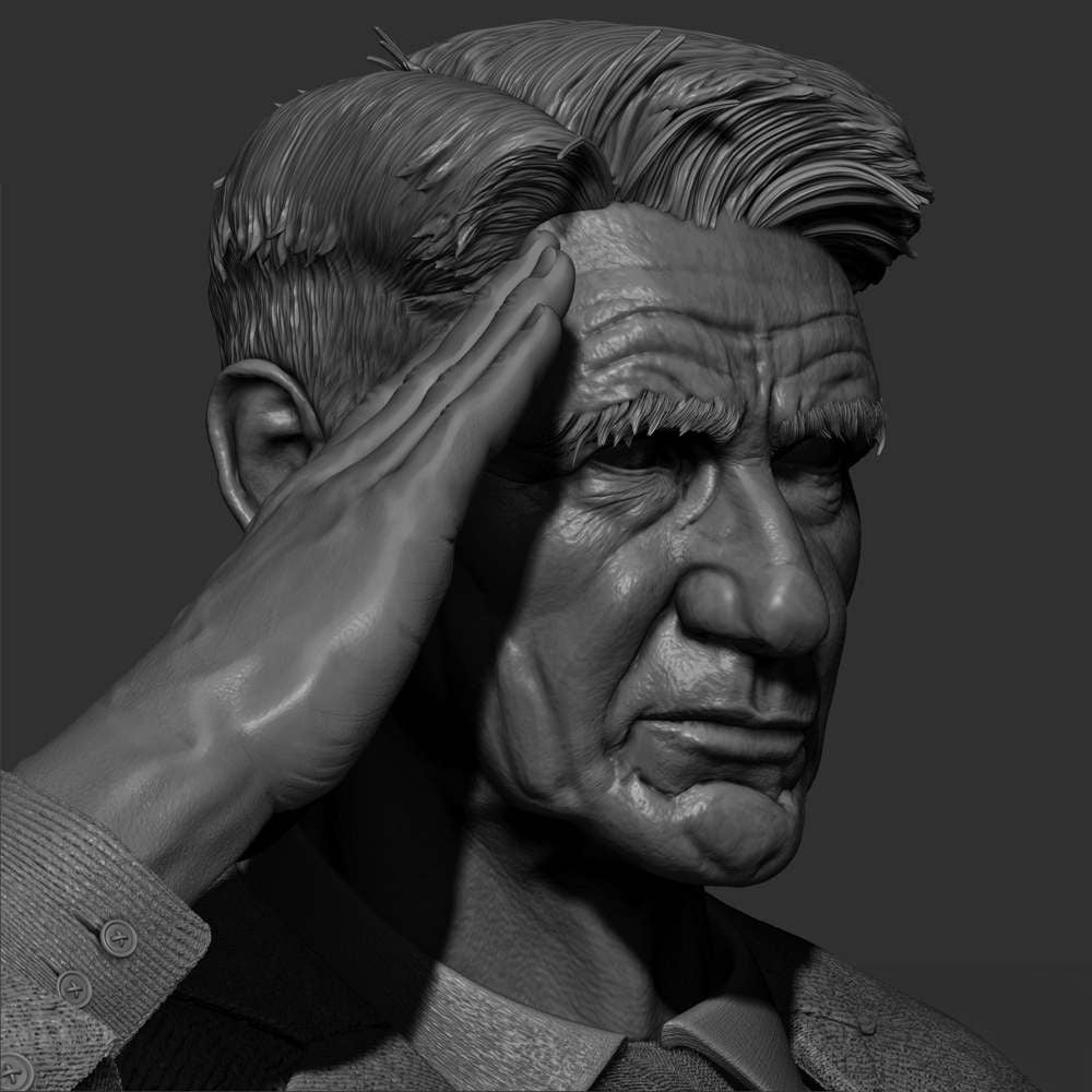 General Thaddeus Ross - Sculpture