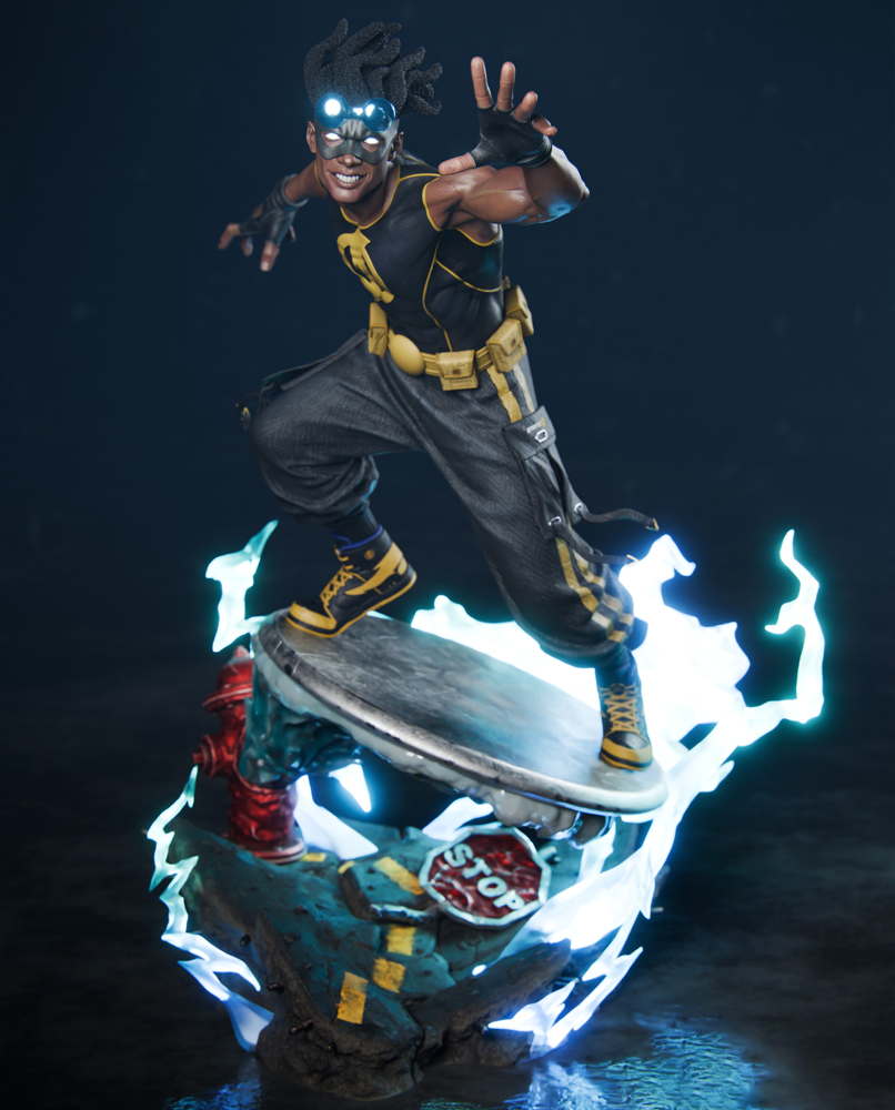 Static Shock – Sculpture