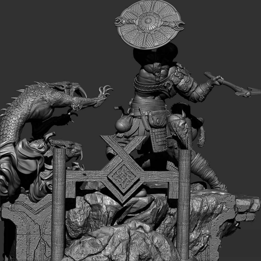 God Of War 4 - Diorama