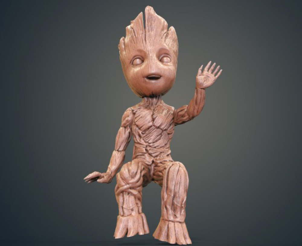 Groot Baby - Sculpture