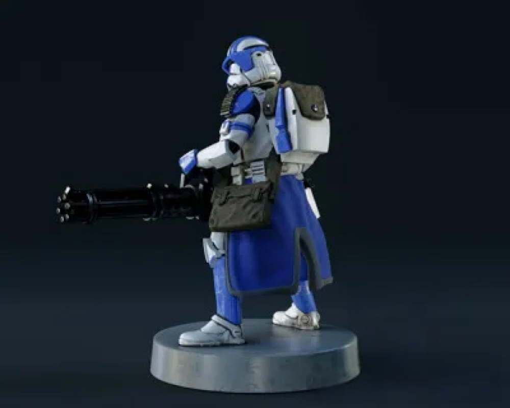 Clone Trooper Heavy - Sculpture