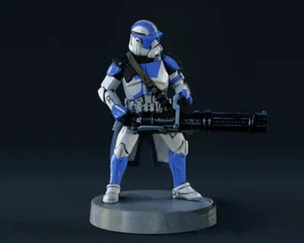 Clone Trooper Heavy - Sculpture