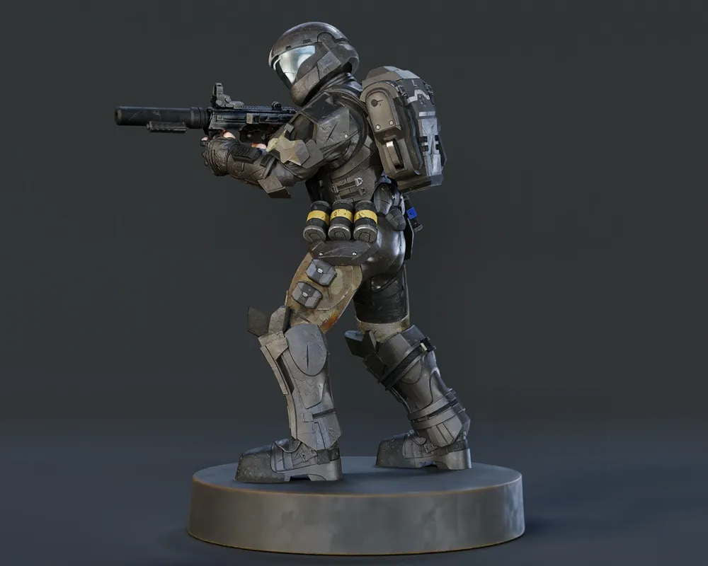 Halo Jackal - Sculpture