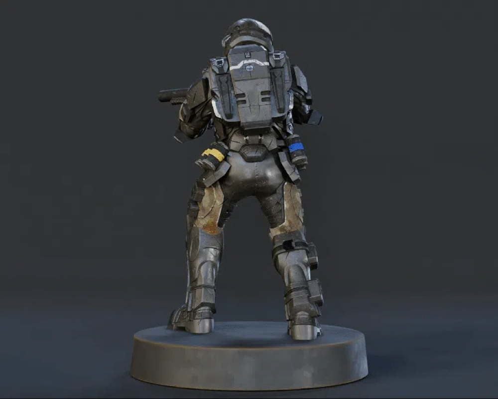 Halo Jackal - Sculpture