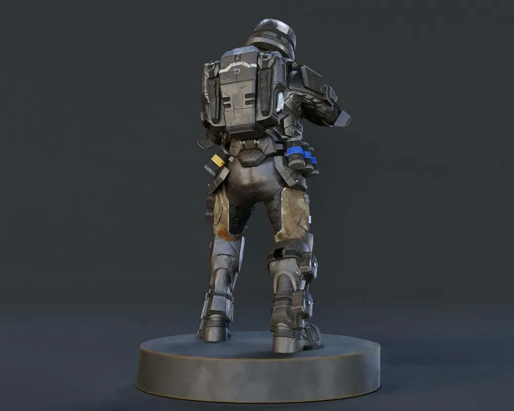Halo Jackal - Sculpture
