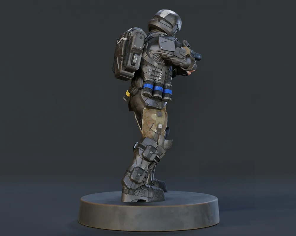 Halo Jackal - Sculpture