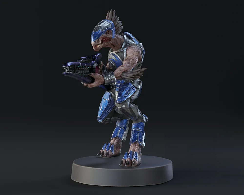 Halo Jackal - Sculpture