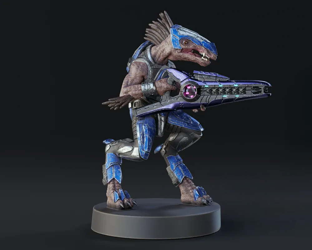 Halo Jackal - Sculpture