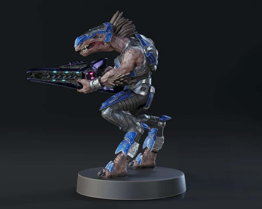 Halo Jackal - Sculpture