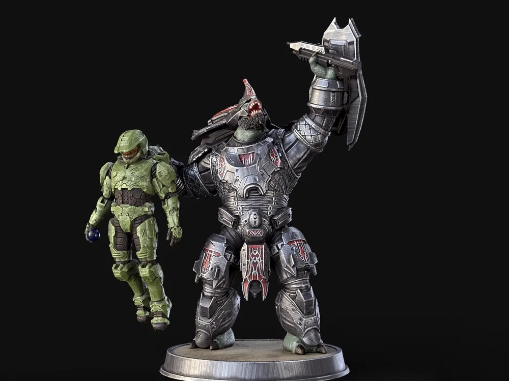 Halo Believe Brute Chieftain - Sculpture