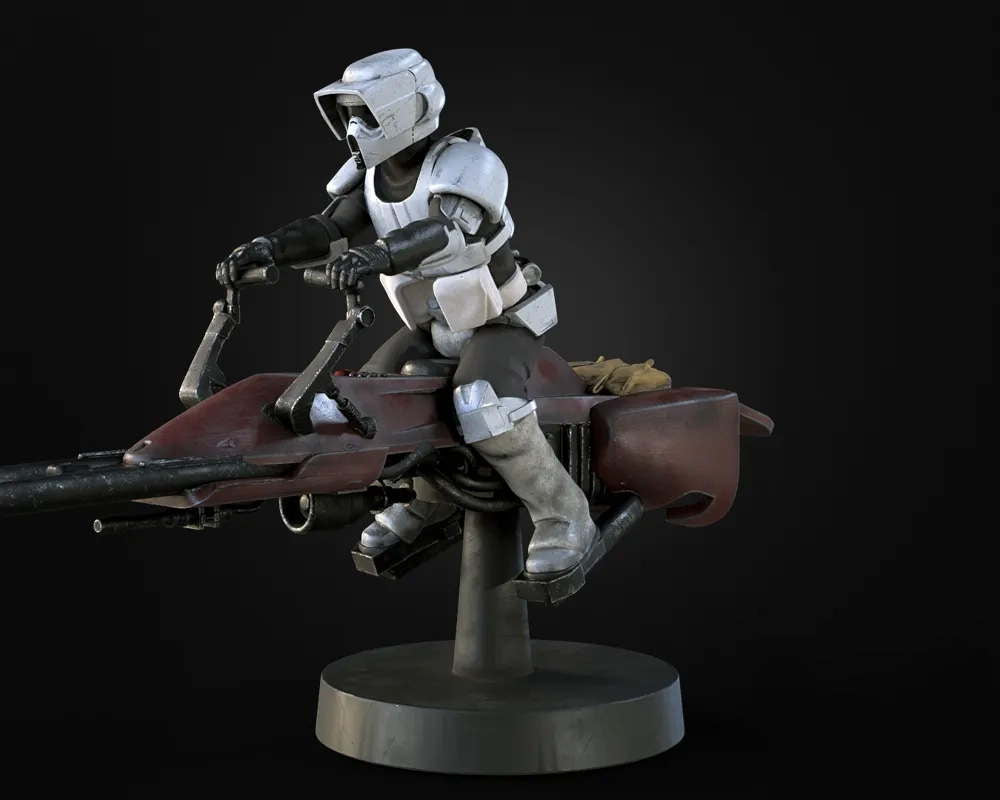 Scout Trooper – Sculpture