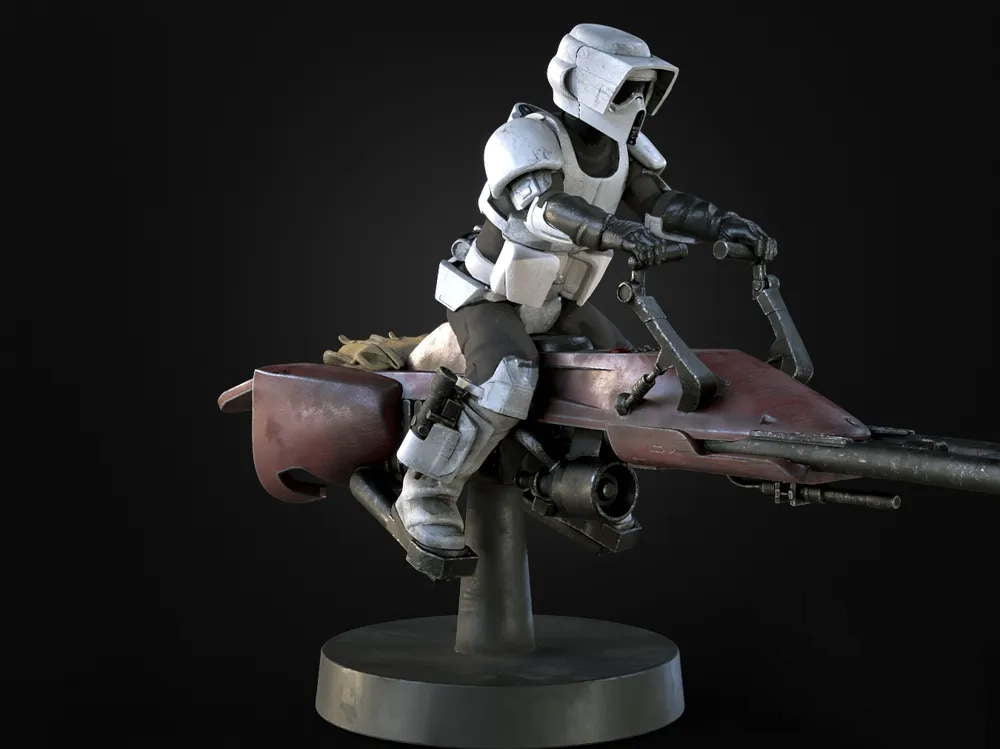 Scout Trooper – Sculpture