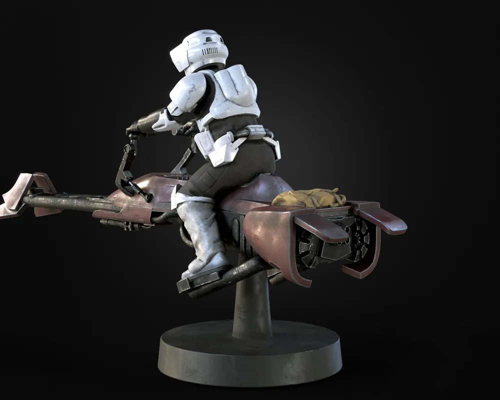 Scout Trooper – Sculpture