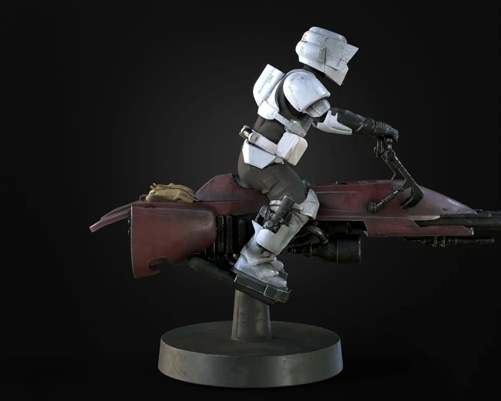 Scout Trooper – Sculpture