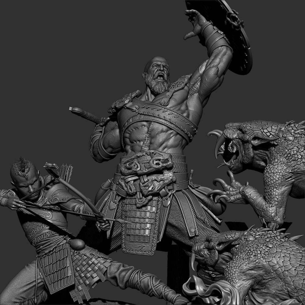 God Of War 4 - Diorama