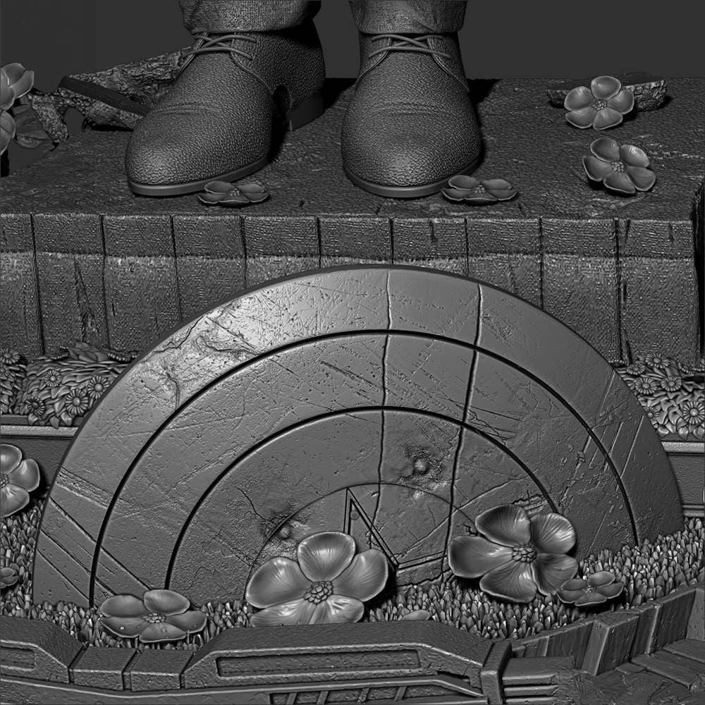 General Thaddeus Ross - Sculpture
