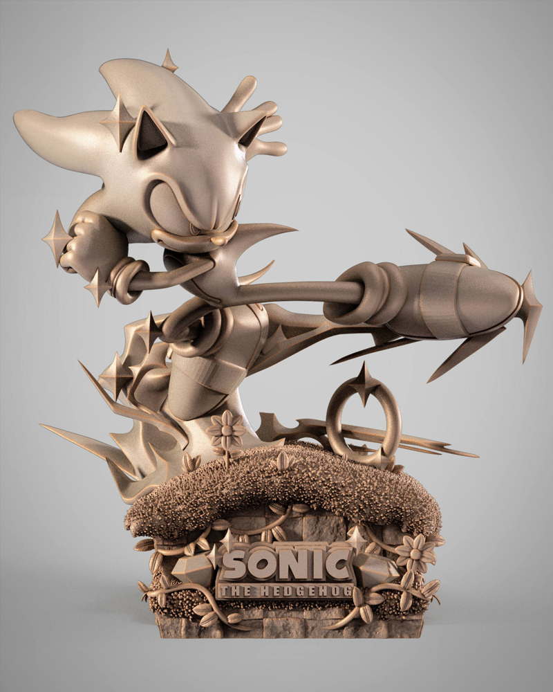 Sonic the Hedgehog #2 - Sculpture