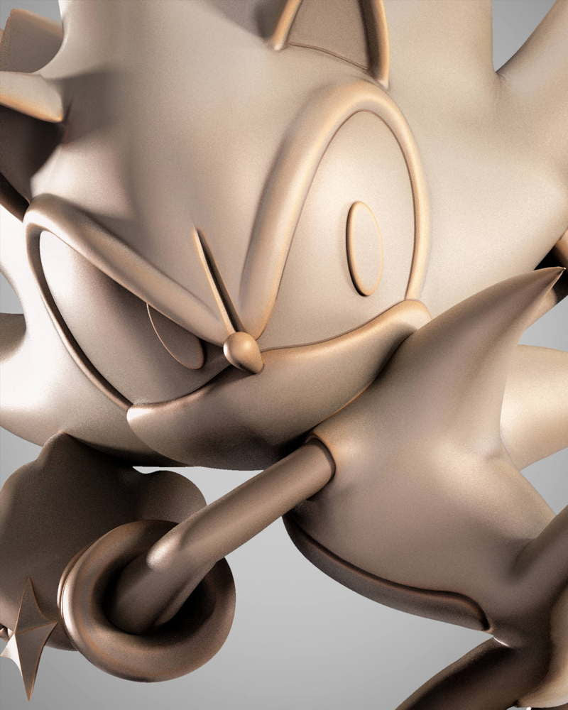 Sonic the Hedgehog #2 - Sculpture