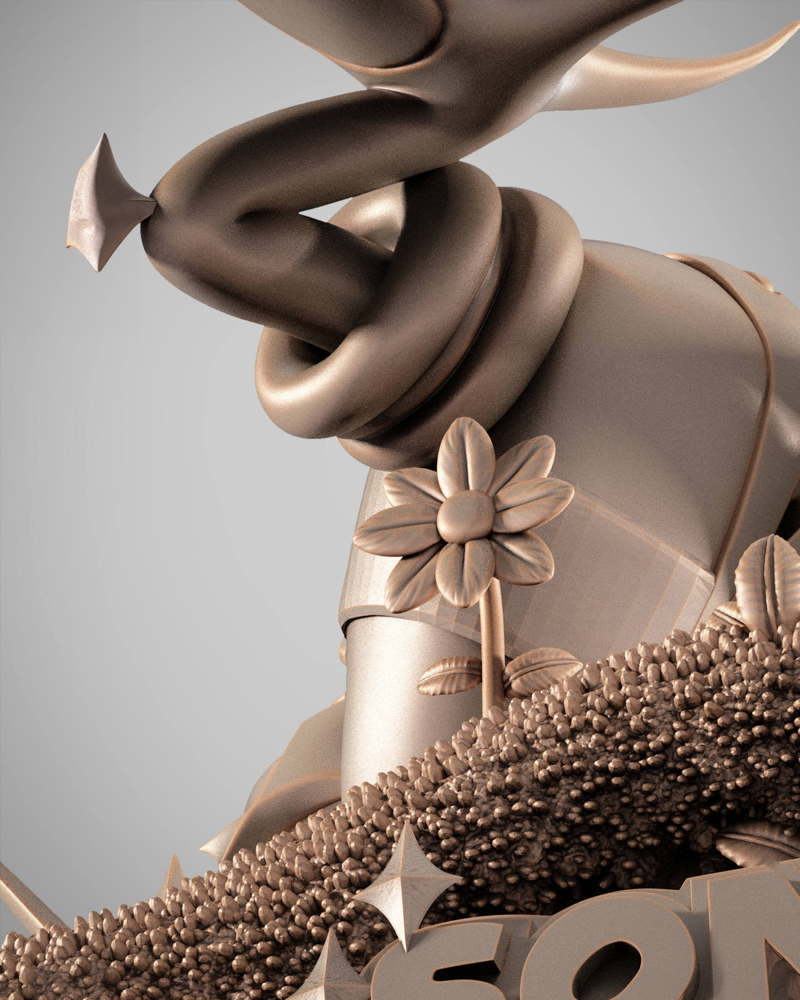 Sonic the Hedgehog #2 - Sculpture