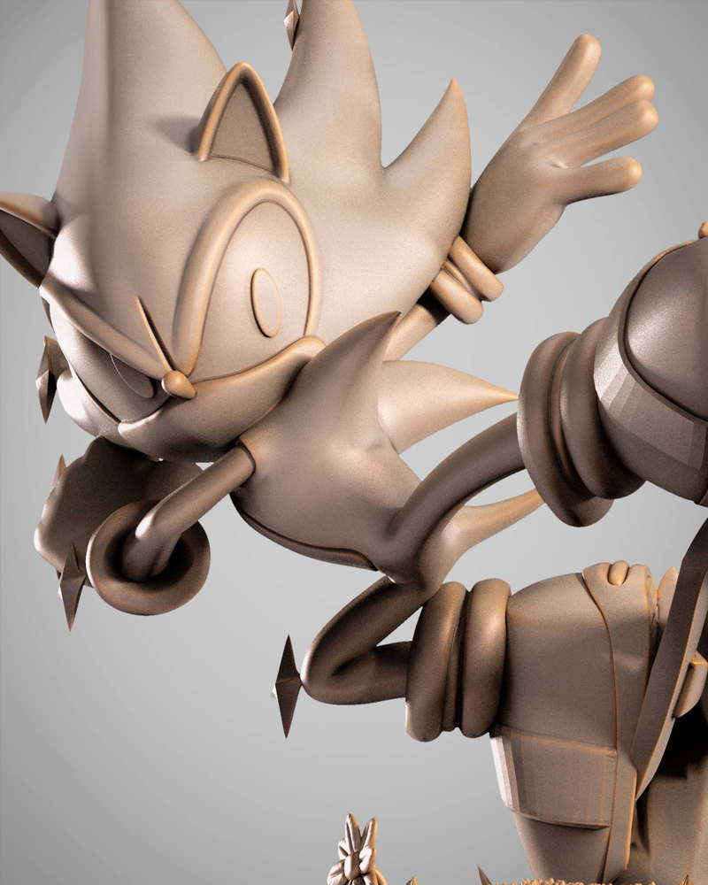 Sonic the Hedgehog #2 - Sculpture