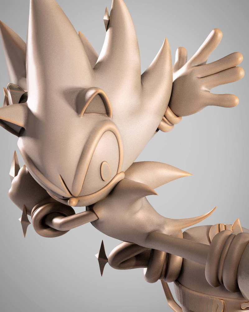 Sonic the Hedgehog #2 - Sculpture