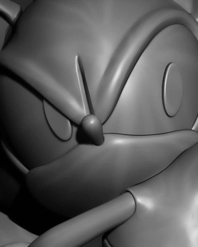 Sonic the Hedgehog #2 - Sculpture