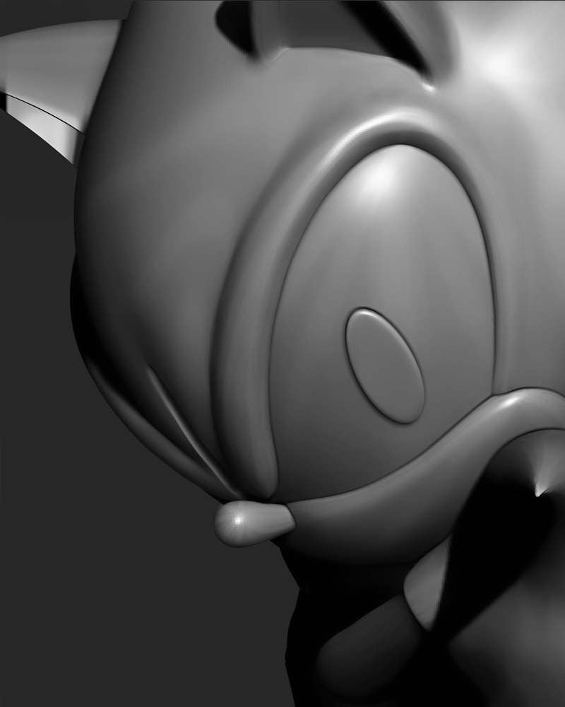 Sonic the Hedgehog #2 - Sculpture